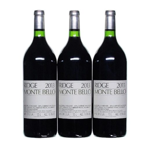 2013 Ridge, California Cabernet Sauvignon Monte Bello, Santa Cruz Mountains 3x150cl